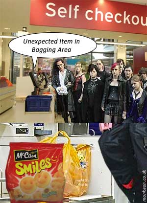 Goths at the supermarket
