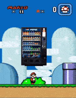 Mario's Drinks Machine