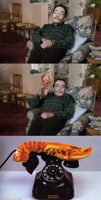 Salvador Dali's One Foot in the Grave... '4291'