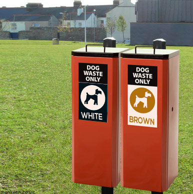 1980s Dog Waste Bins