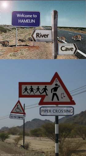 Road Signs In Hamelin
