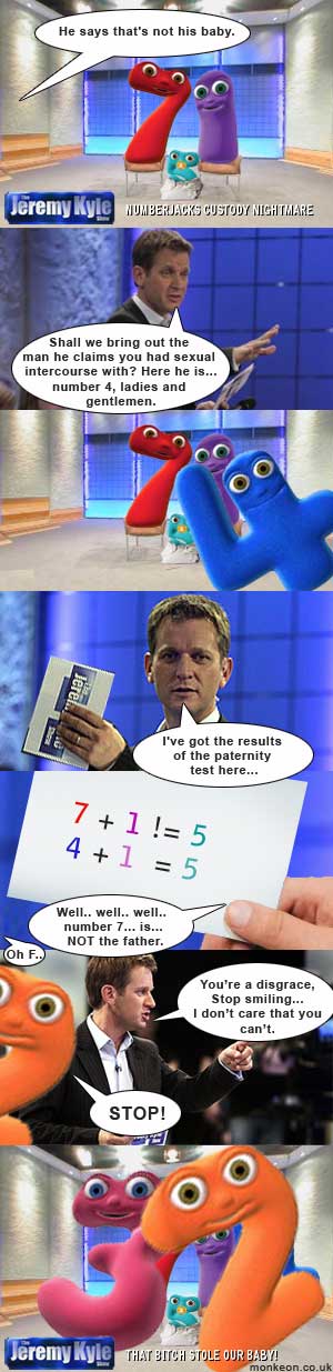 Numberjacks on Jeremy Kyle