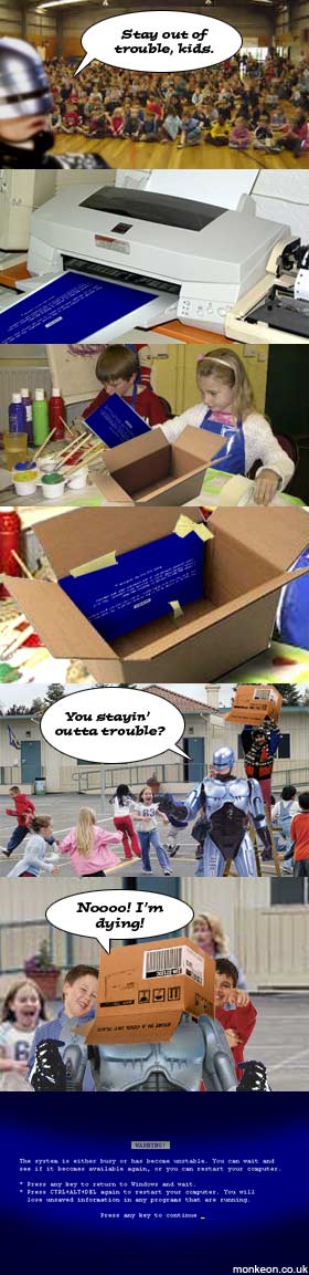 Robocop's School Visit